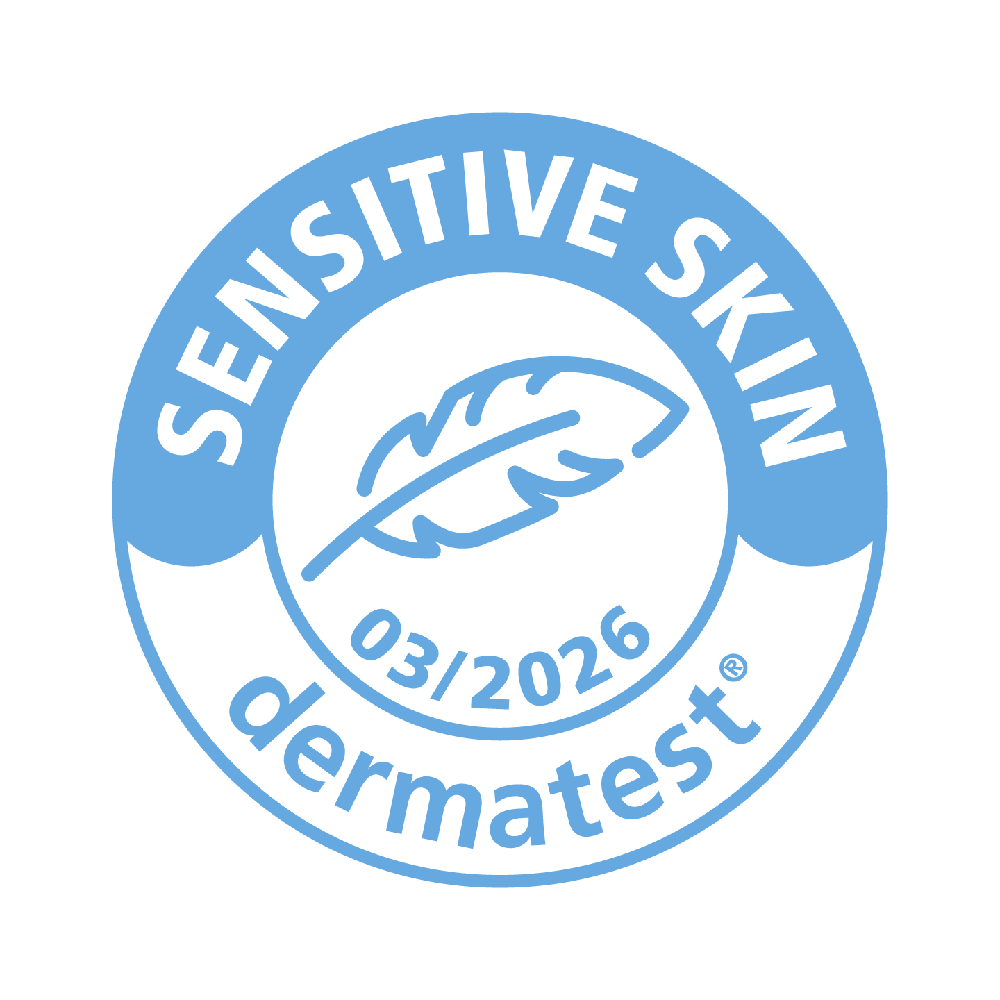 abooba SOOTHAL Dermatest Sensitive certification seal - 0.00% irritation on sensitive baby skin